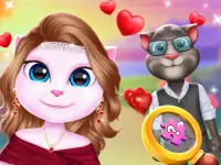 Kitty Couple Lovely Valentine image