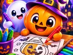 Easy Halloween Coloring Quest image